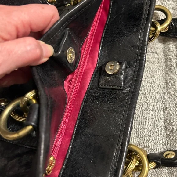 Coach vintage black leather purse - Picture 9 of 11